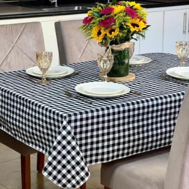 Imagem de Toalha de Mesa Xadrez Estampada Quadrada Festa Junina - Millenia Decor