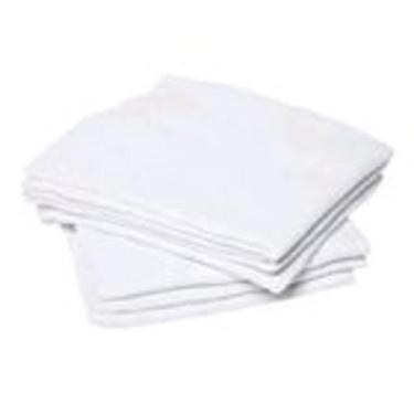 Imagem de Kit 10 Panos de chão BRANCO ((Saco Alvajado)) para Limpeza 32cm X 55cm