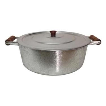Imagem de Panela Caçarola Nr 24 Alumínio Fundido Grosso Batido 3,2 lts - Cajamag