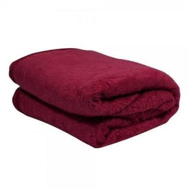 Imagem de Manta Casal Cobertor Home Design Mantinha Soft Microfibra Vinho - ÉDEC