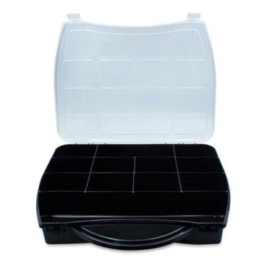 Imagem de Maleta Organizadora com 12 Divisórias para Bijuteria Joias Acessórios 