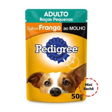 Imagem de Alimento Úmido Pedigree Adulto Raças Pqn Frango ao Molho, 50g