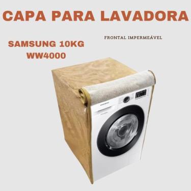 Imagem de Capa para lavadora samsung 10kg ww4000 impermeável flex - Capas Flex, 