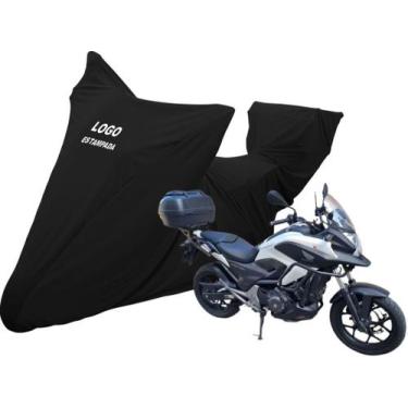 Imagem de Capa Cobrir Moto Honda Nc 700 750 X Espaço Bau Central - Mz, Preta