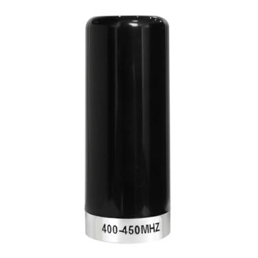 Imagem de VBLL Antena de montagem NMO de banda UHF de perfil baixo 400-450 MHz, 8,9 cm de altura para carro, caminhão, rádio amador, rádio móvel, rádio bidirecional, rádio marítimo VHF