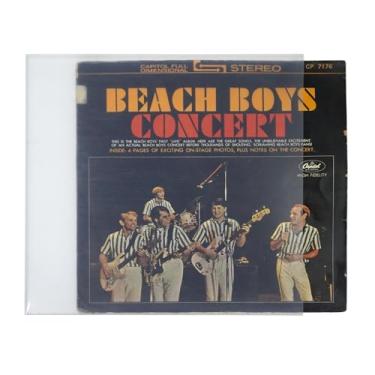 Imagem de sdroceRyaM Capa de disco de vinil de 30,5 cm (12 polegadas) disco de vinil rígido PP mangas protetoras de vinil para álbuns LP, translúcido, pacote com 5