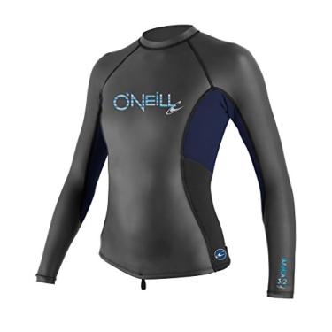 Imagem de O'Neill Wetsuits Jaqueta feminina Bahia 1 mm, grafite/preto/grafite, 45