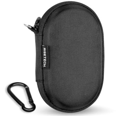 Imagem de RISETECH Capa para fone de ouvido com fio, capa rígida de EVA com zíper, pequena bolsa compatível com JBL SoundGear Sense, Soundcore V20i, v30i, AeroFit fones de ouvido abertos, TOZO O2 True Open Ear