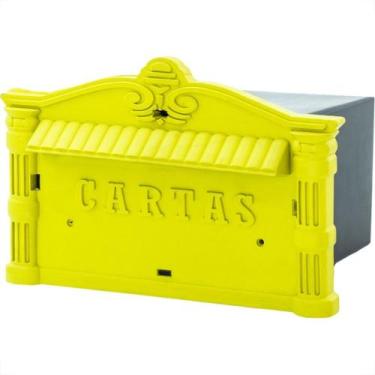 Imagem de Caixa Carta Thompson Pvc Casinha Amarela - MAC FER