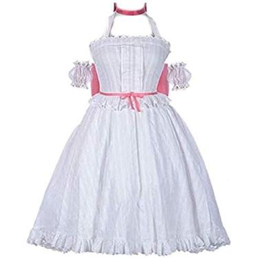 Imagem de Grand Duke Magic Girl Fantasia Cosplay Madoka Vestido de Coelhinho Fantasia de Halloween Conjunto Completo (Fantasia, PP)