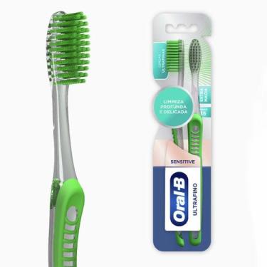 Imagem de Escova Dental Oral-b Sensitive Ultrafino Extra Macia 2x1 - Oral - B