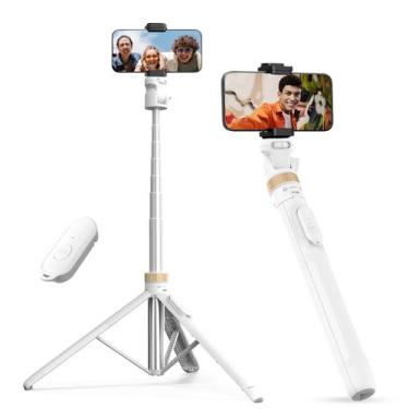 Imagem de Tripé Sensyne 72 com Bastão de Selfie e Controle Remoto - Branco
