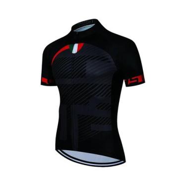 Imagem de Conjunto de Roupas de Ciclismo Masculina para Verão - Camisa e Calças 
