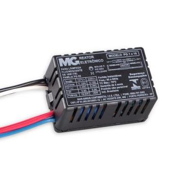 Imagem de Reator Eletrônico Bivolt 1X16W-T8 Lâmpada Ultra Violeta MG - Margirius