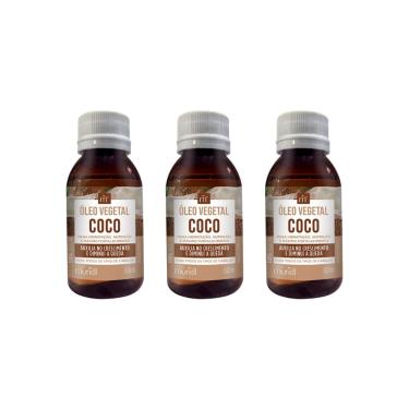 Imagem de Oleo Capilar Vegetal Muriel 60ml Coco-Kit C/3un