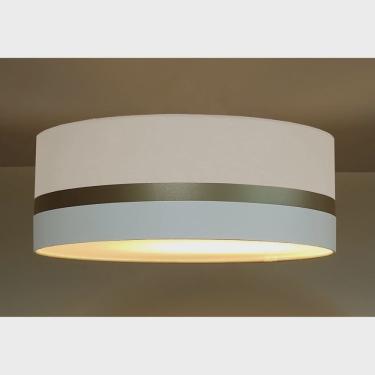 Imagem de Luminária de Teto Plafon Faixa Dupla de Sobrepor Tom Luz Iluminação