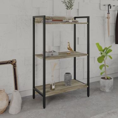 Imagem de Estante para Livros Industrial 3 Prateleiras 104cmx60cm Active Yescasa