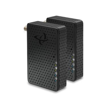 Imagem de Adaptador Ethernet sobre coaxial Hitron MoCA 2.5, pacote com 2 unidades de 2,5 Gbps