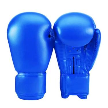 Imagem de rockible Luvas de boxe para adultos almofadas, palmeira ventilada, foco de saco de pancadas, luvas, respiráveis ​​para o treino de taekwondo fitness homens e, Azul