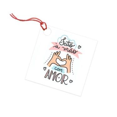 Imagem de 100 Tags Para Pacotes De Presente E Encomendas Com Furo - Nicolados, f