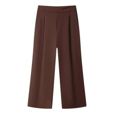 Imagem de Conjunto De Calça De Perna Larga De Verão Feminino Fora Do Ombro Com D