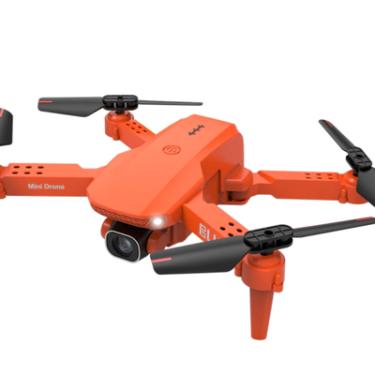 Imagem de Novo Mini Drone Laranja K9 - Câmera 4k Wi-fi Fpv Dobrável, Estabilidade E Mochila De Viagem Incluída
