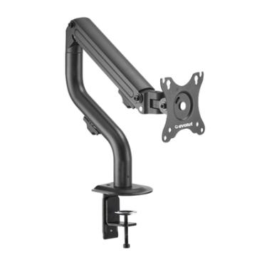 Imagem de Suporte Monitor Articulado Pistão Braço Aço Fixa Mesa Alumínio