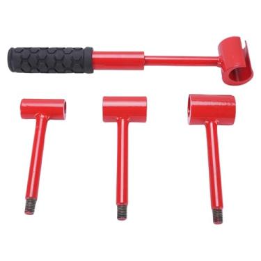 Imagem de Kit de Ferramenta de Ajuste de Dobradiça de Porta Silicone de Aço 4 Em 1 Chavenda de Dobragem Alinhamento Suave para Portas e Armários Uso Residencial e Comercial