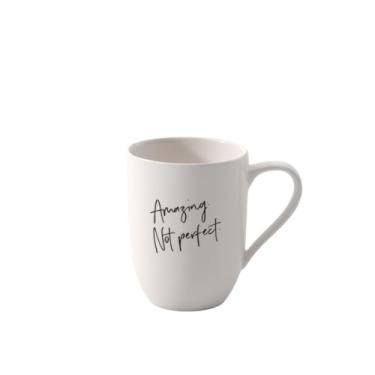 Imagem de Villeroy & Boch - Declaração, caneca, I am Amazing Not Perfect", 280 ml, porcelana premium, branca