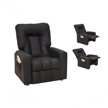 Imagem de Poltrona Do Papai Reclinável Pallas Mx5 - Preto Corino