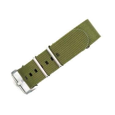 Imagem de BluShark Pulseira de relógio de nylon premium original – fivela de aço inoxidável com vários tamanhos e estilos premium, pulseiras de relógio de substituição para homens e mulheres, balístico militar