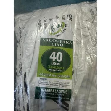 Imagem de Saco de lixo Hospitalar resíduo infectante 100 und todos tamanhos - No