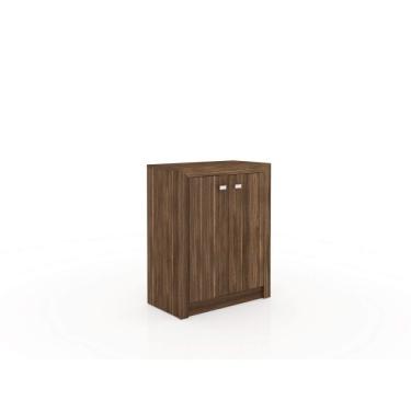 Imagem de Balcão para Escritório 2 Portas Me4103 Tecno Mobili Nogal