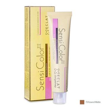 Imagem de Tintura Hipoalergênica Alergoshop Cor 7.0 Louro Médio 60g