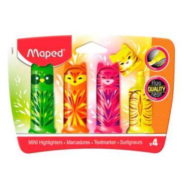 Imagem de Marca Texto Mini Cute Estojo Com 4 Cores - Maped