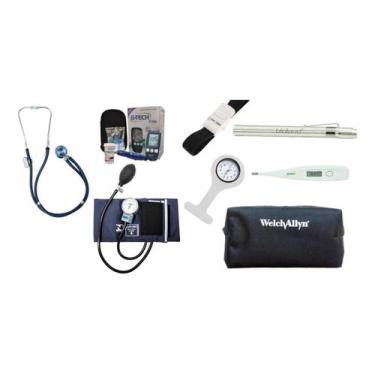 Imagem de Kit Profissional Da Saúde - PAMED - P, A, MED, Azul