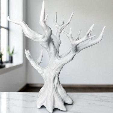 Imagem de Arvore expositora - bonsai-porta joias - FLEX3D, BRANCO