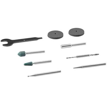 Imagem de Kit de Acessórios de Micro Retífica para Vidro e Pedra com 9 Peças - 26150735AA000 - DREMEL