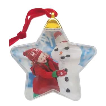 Imagem de Pingente de bola de fotos | Pingente de Árvore de Natal - Enfeites de imagem DIY para festa de natal, festa de aniversário, dia dos namorados, decoração sazonal de férias