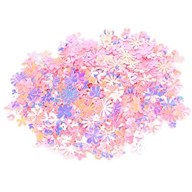 Imagem de Generic Lantejoulas de Glitter, Confete Em Forma de Decoração de Casamento Lapsada para Crianças para Decoração de Casamento (Rosa colorido)