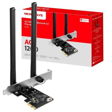 Imagem de Placa de Rede Wifi Mercusys Adaptador Bluetooth 5.0 867Mbps