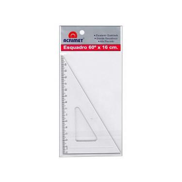 Imagem de Esquadro poliestireno 16cm x 60 graus 521 Acrimet