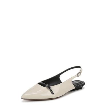 Imagem de Franco Sarto Sapatilha feminina Emma Mary Jane, Couro envernizado baunilha, 34