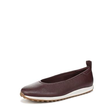 Imagem de Naturalizer Sapatilha feminina Carla-Sport Ballet, Cabernet Sauvignon Couro vermelho, 6 Wide