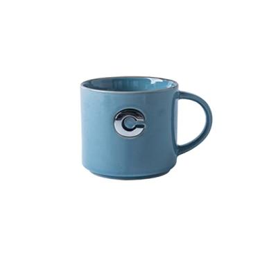 Imagem de GRFIT Caneca caneca menina copo de cerâmica simples casal copo de água copo de café casa adequado para café da manhã leite cereal cappuccino caneca de café (cor: 1)