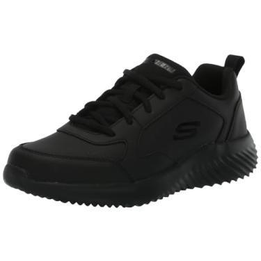 Imagem de Skechers Tênis Bounder para meninos, Preto/preto, 4.5 Big Kid