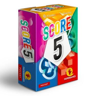 Imagem de Score 5 Jogo de Leilão e Pontuação Divertido Papergames