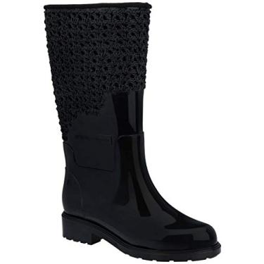 Imagem de Bota feminina Melissa + Campana AD, Dark Black, 9