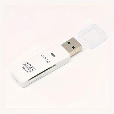 Imagem de Leitor de cartão micro SD USB 2.0 – Adaptador SD para USB 2 em 1 de 5 Gbps para cartões SDXC/SDHC/Micro SD/UHS-I