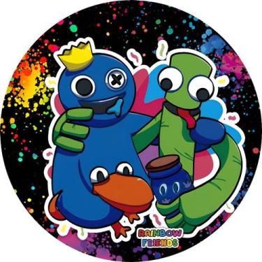 Imagem de Capas Mini De Mesa Decoração Rainbow Friends Painel Redondo - Use Thuc